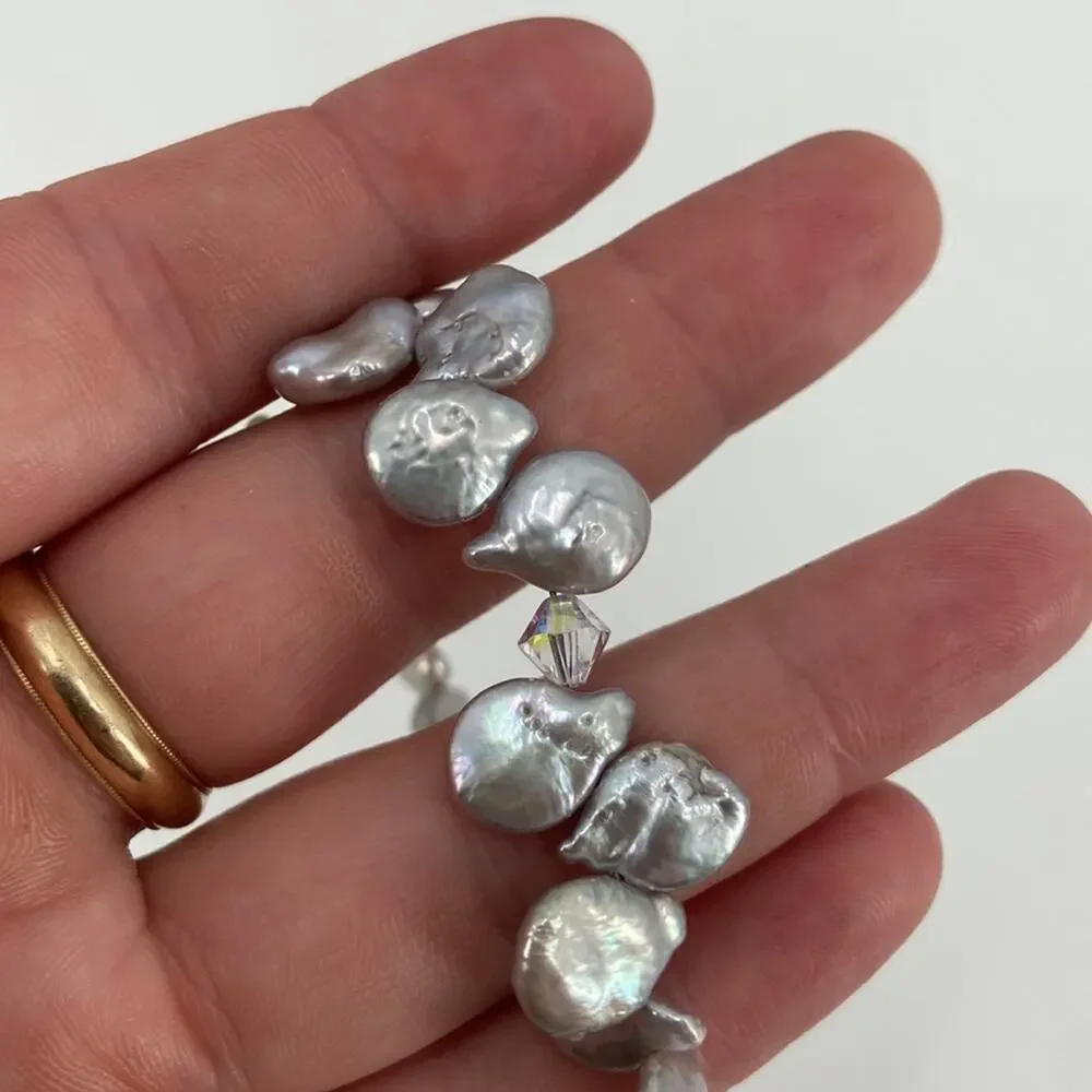 Beaded Freshwater pearl bracelet